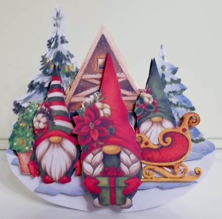 It Will be Gnomely This Christmas 6 Rocker Card Mini Kit by Pam Stubley