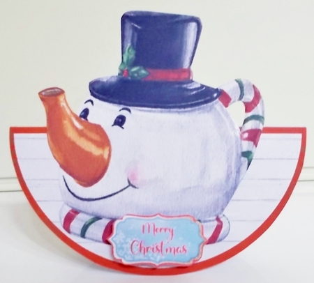 CHRISTMAS TEAPOTS rocker card BUMPER KIT by Pam Stubley