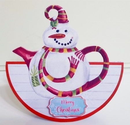 CHRISTMAS TEAPOTS rocker card BUMPER KIT by Pam Stubley