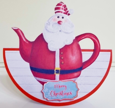 CHRISTMAS TEAPOTS rocker card BUMPER KIT by Pam Stubley