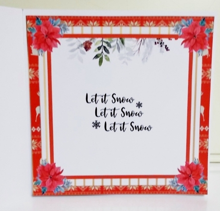 Christmas Poinsettia Insert 5 by Pam Stubley