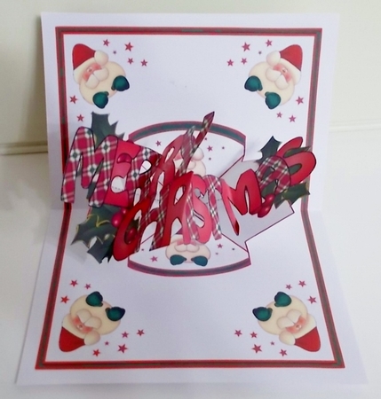 Pop & twist Santa & holly by Pam Stubley