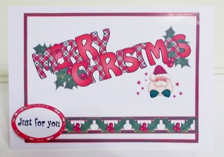 Pop & twist Santa & holly by Pam Stubley