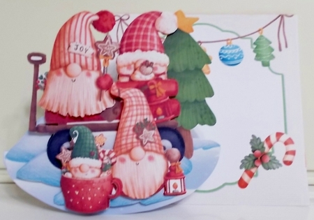 Festive Whimsies 5 Rocker Card Mini Kit by Pam Stubley