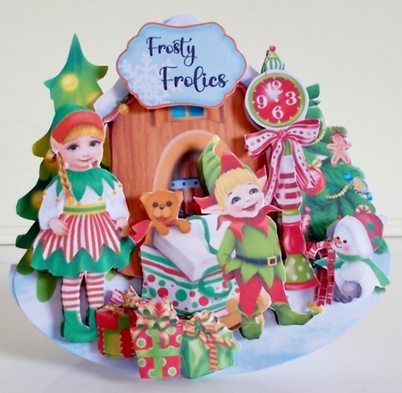 All I Want for Christmas 3 Rocker Card Mini Kit by Pam Stubley