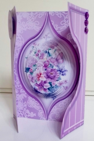 Pastel Posy - Aperture Gatefold Card Mini Kit by Pam Stubley