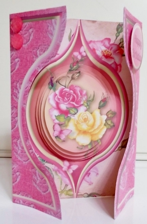 Pretty Posy - Aperture Gatefold Card Mini Kit by Pam Stubley