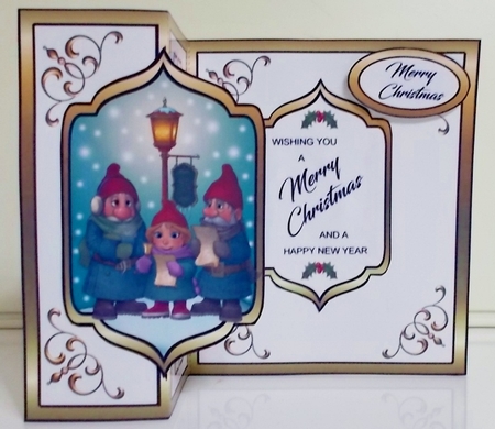 Fold back Carol Singers by Pam Stubley