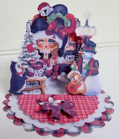 Happy Holly-Day 6 Triple Easel Card Kit by Pam Stubley