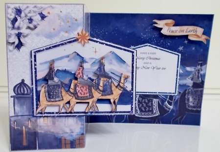 Silent Night Fold Back Mini Kit-3 by Pam Stubley