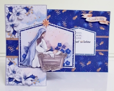 Silent Night Fold Back Mini Kit-4 by Pam Stubley