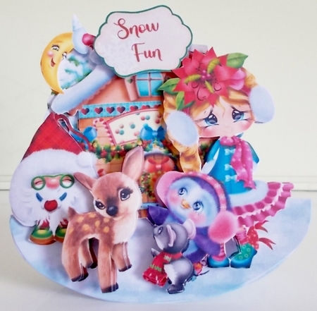 All I Want for Christmas 10 Rocker Card Mini Kit by Pam Stubley