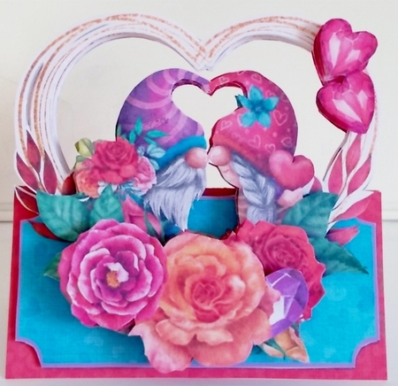 A Fine Gnome-ance - Shaped Card and Envelope Kit. by Pam Stubley