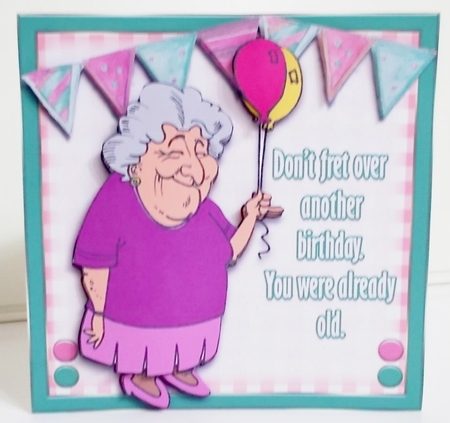 Funny Birthday two  by Pam Stubley