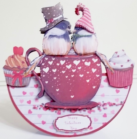 LOVEBIRDS rocker card by Pam Stubley