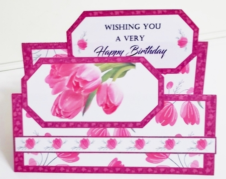Double tent Pink tulips by Pam Stubley