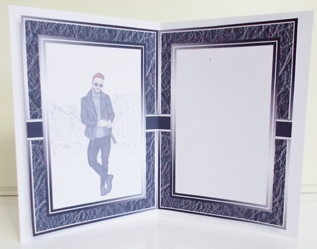 A5 Cool & Classic Guy 2 Blank Insert   by Pam Stubley