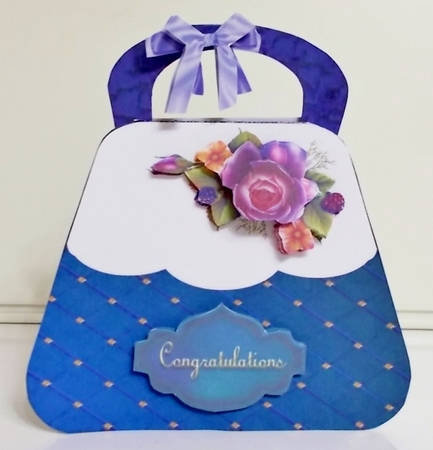 Pretty Blue Handbag  by Pam Stubley