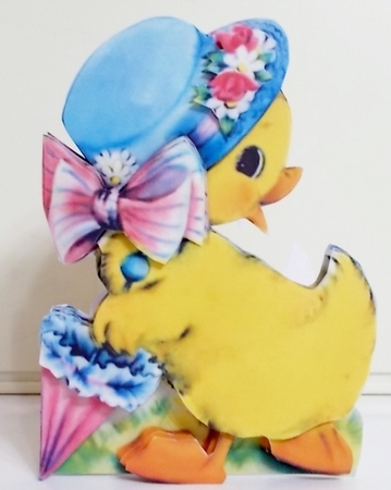 Vintage Easter Duckling Card by Pam Stubley