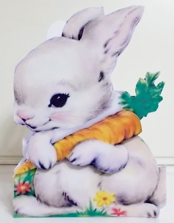 Vintage Easter Rabbit Card by Pam Stubley