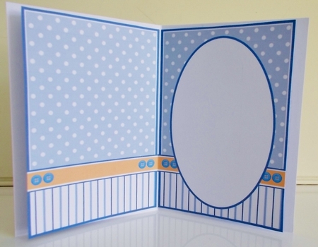 A5 Rainy Day Baby Bear Blank Insert  by Pam Stubley