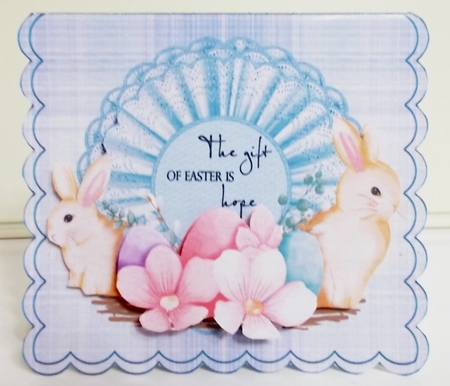 Easter Tent Card by Pam Stubley