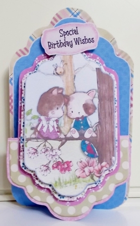 Purr-fect Partners 2 - Upright Z-fold Tag Card Mini Kit by Pam Stubley