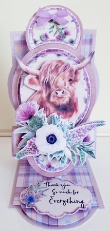 Highland Spring 1 Fold Up Easel Card Kit by Pam Stubley