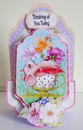 And all Things Mice 3 - Upright Z-fold Tag Card Mini Kit by Pam Stubley