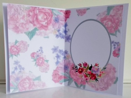 Floral Insert A5 Portrait Card - Spring and Summer Bouquets by Pam Stubley