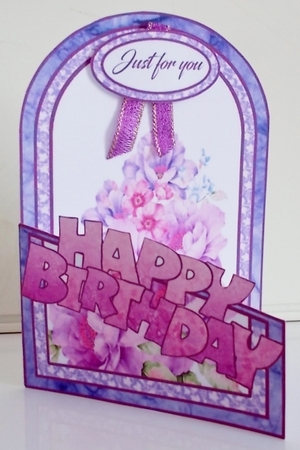 Cutaway Watercolour flowers by Pam Stubley