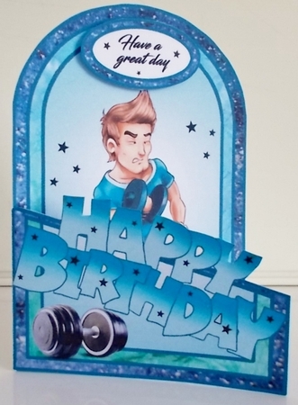 Cutaway Gym Guy by Pam Stubley