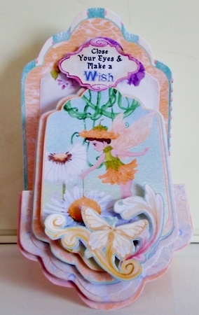 Shh! Fairies 2 - Upright Z-fold Tag Card Mini Kit by Pam Stubley