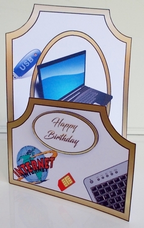 Cutaway Laptop by Pam Stubley