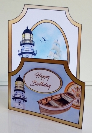 Cutaway sailing ship by Pam Stubley