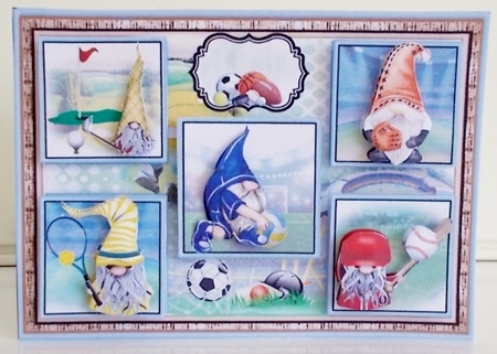 Sporty Gnomes Male Bumper Mini Page Kits by Pam Stubley