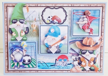 Sporty Gnomes Male Bumper Mini Page Kits by Pam Stubley
