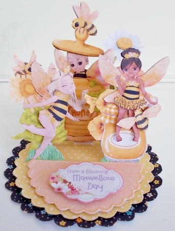 Its a Bee-utiful Day Triple Easel Card Kit by Pam Stubley
