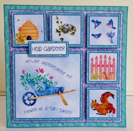 Sampler Quiet garden by Pam Stubley