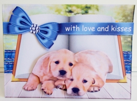 A5 Cute Puppies by Pam Stubley