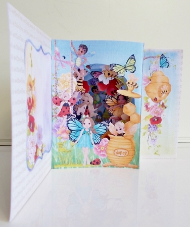 Bee-utiful Bugs & Butterflies Storybook Pop Up Tunnel Card & Envelope Kit by Pam Stubley