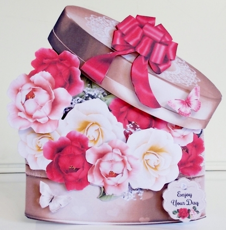 Box Of Summer Roses 04 Shaped Mini Page Kit by Pam Stubley