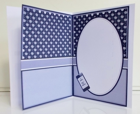 A5 Birthday Message Blank Insert  by Pam Stubley