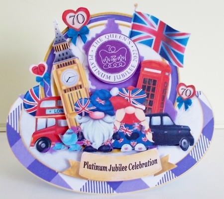 Platinum Jubilee 2022 Rocker Card Kit by Pam Stubley