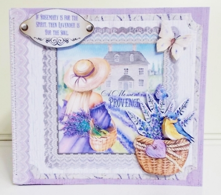 A Moment in Provence Storybook Pop Up Tunnel Card & Envelope Kit by Pam Stubley