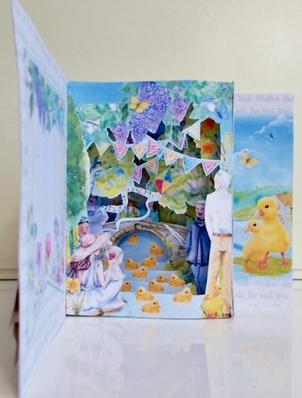 Its the Quacky Races Storybook Pop Up Tunnel Card & Envelope Kit by Pam Stubley