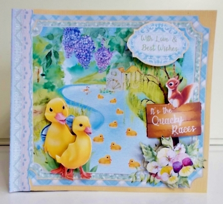 Its the Quacky Races Storybook Pop Up Tunnel Card & Envelope Kit by Pam Stubley
