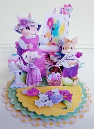 Its a Spring Thing 3 Triple Easel Card Kit by Pam Stubley
