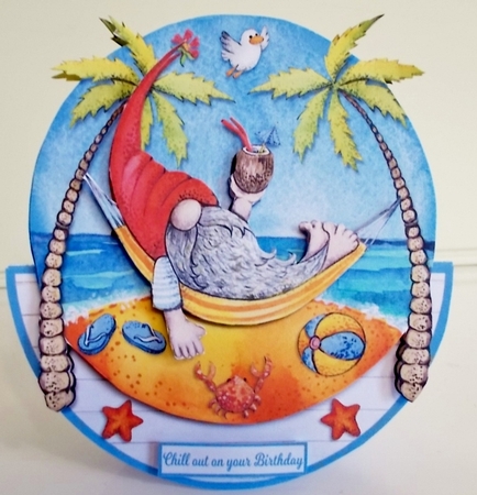 BEACH GNOMES BUMPER KIT - rocker cards by Pam Stubley