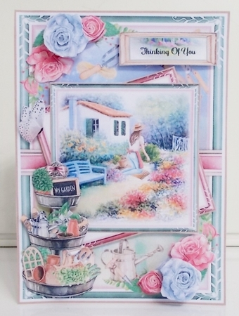 In The Garden 5x7 Female 02 Mini Page Kit by Pam Stubley